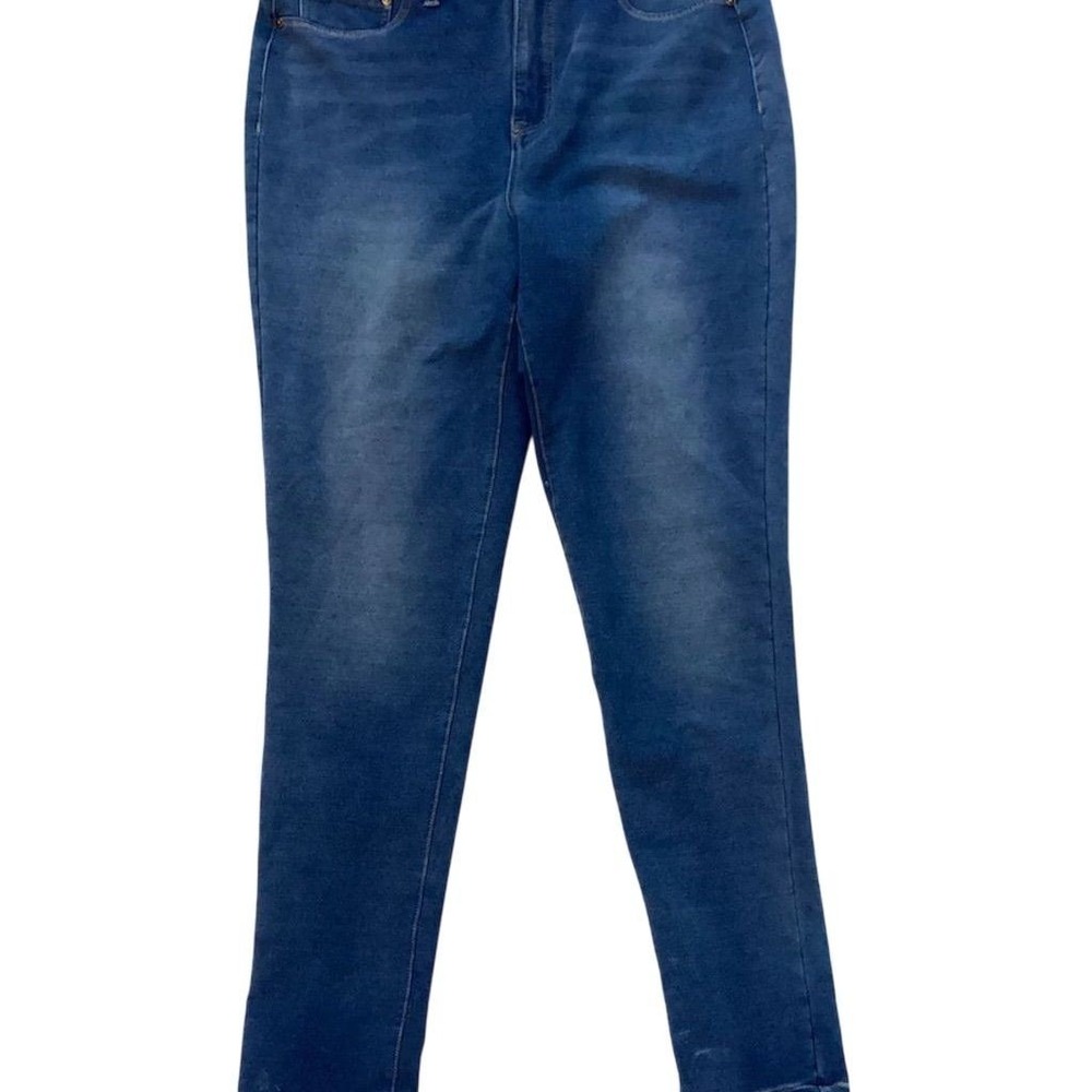 Seven7 Women's High Rise‎ Knit Denim Jeggings Blue Size 12 Casual